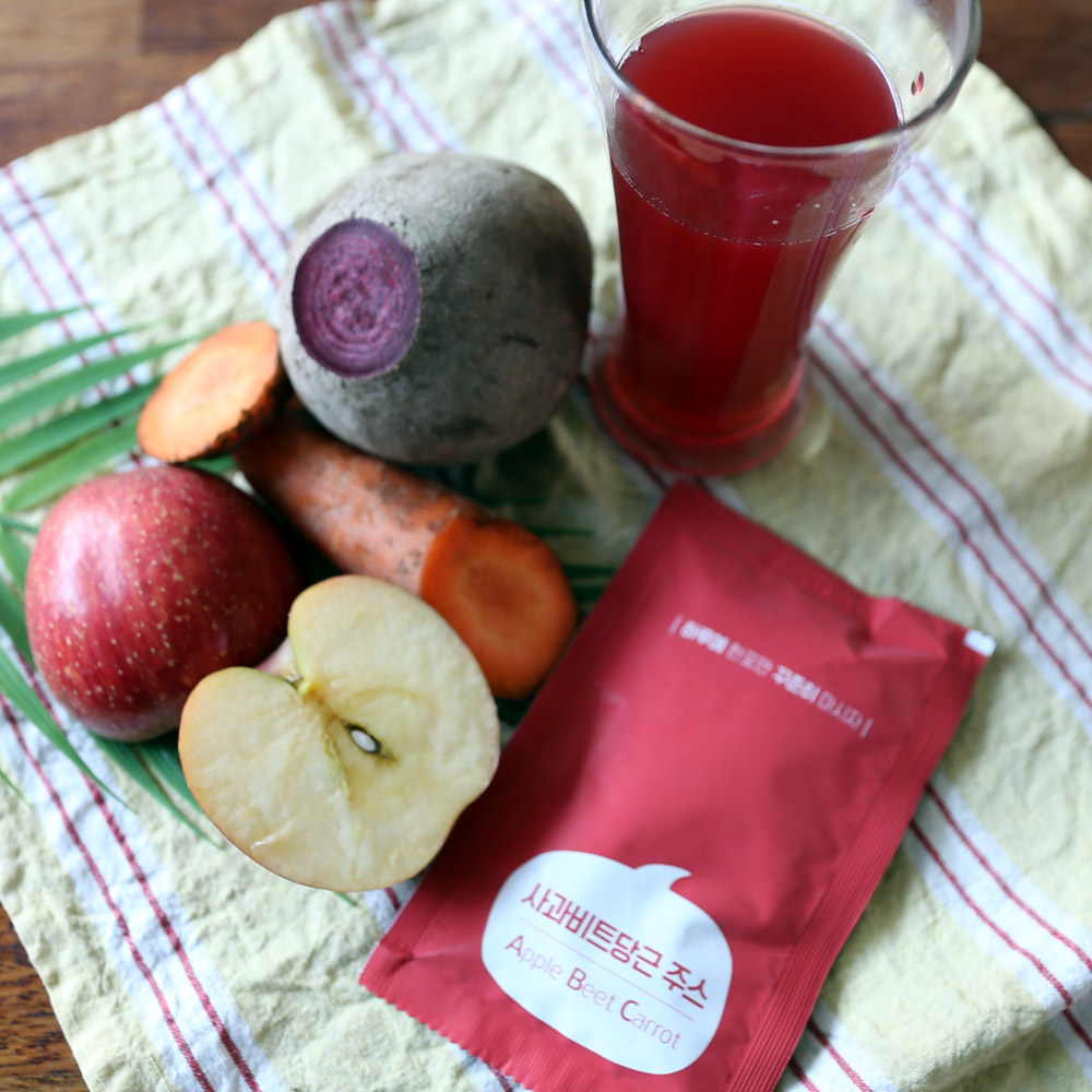 깊고 진한 맛 사과비트당근주스 100ml X 30포