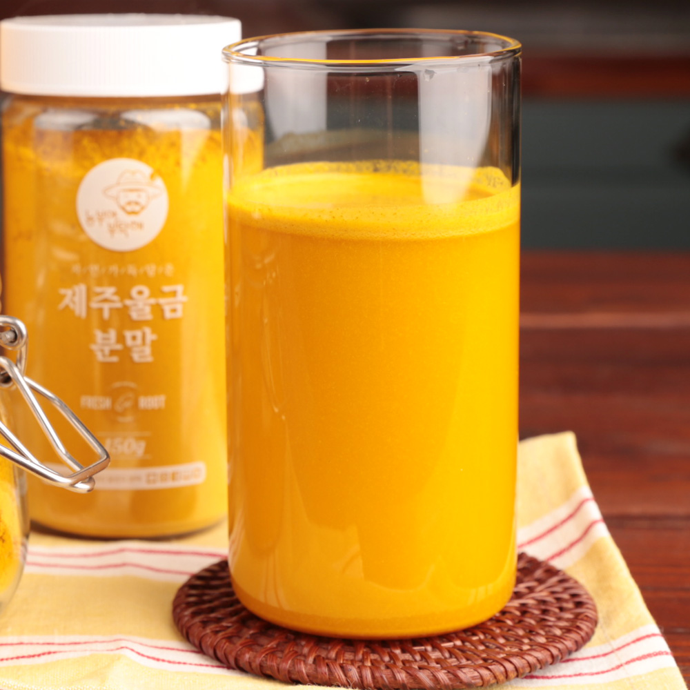 부드러운 입자 국산 울금분말 100g 150g 600g