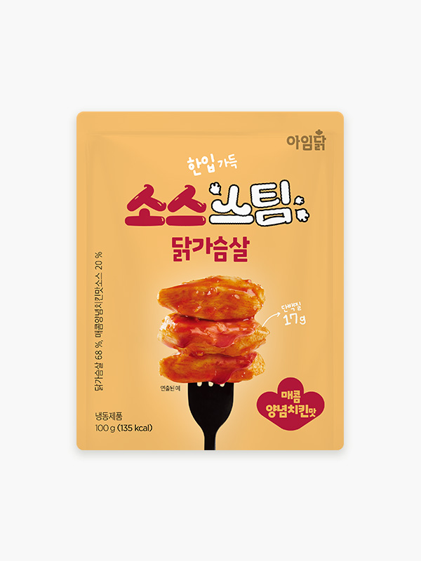스팀 닭가슴살 매콤양념치킨 (100g)