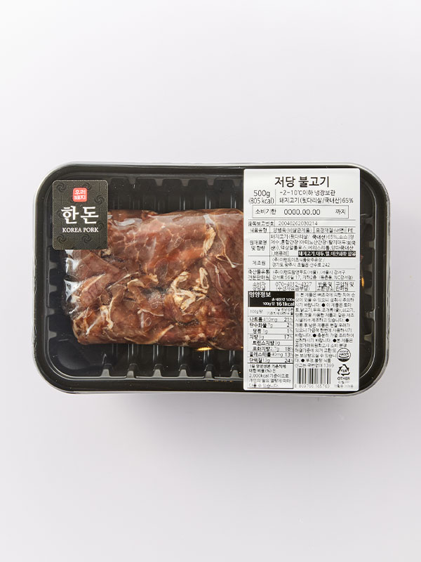자연별곡 한돈 저당 간장불고기 500G