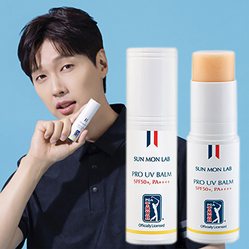 [레시피 PGA TOUR] 선몬랩 프로 UV밤 SPF50+ PA++++ 10g 미백 주름개선 자외선차단 3중기능성