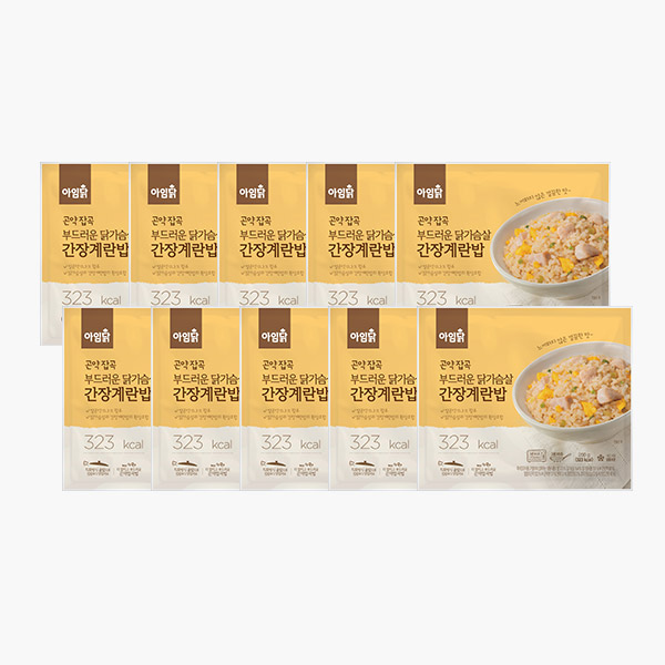 곤약잡곡 닭가슴살 간장계란밥 (200g×10팩)