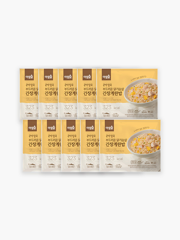 곤약잡곡 닭가슴살 간장계란밥 (200g×10팩)