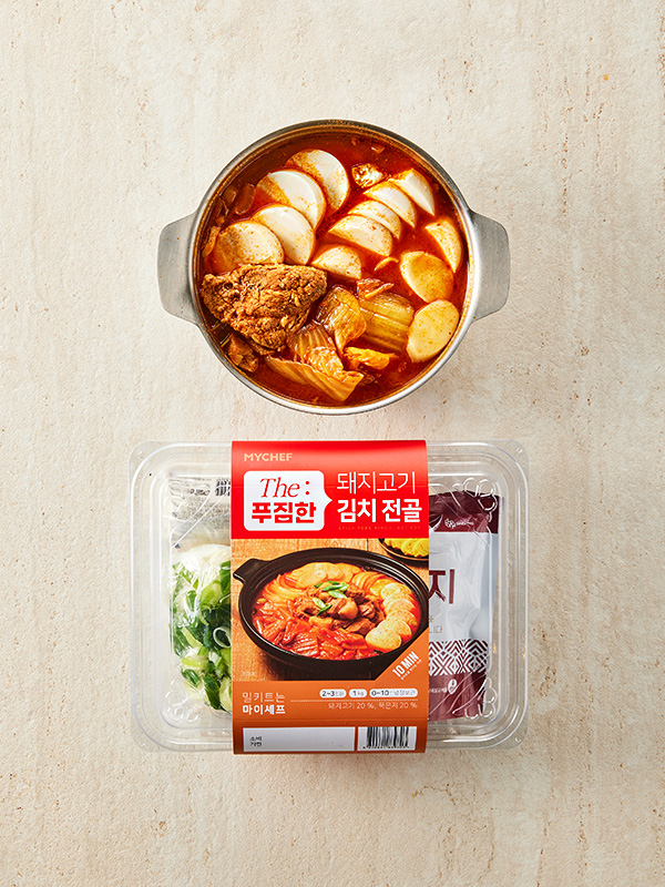 [마이셰프]돼지고기 김치전골(2~3인분)