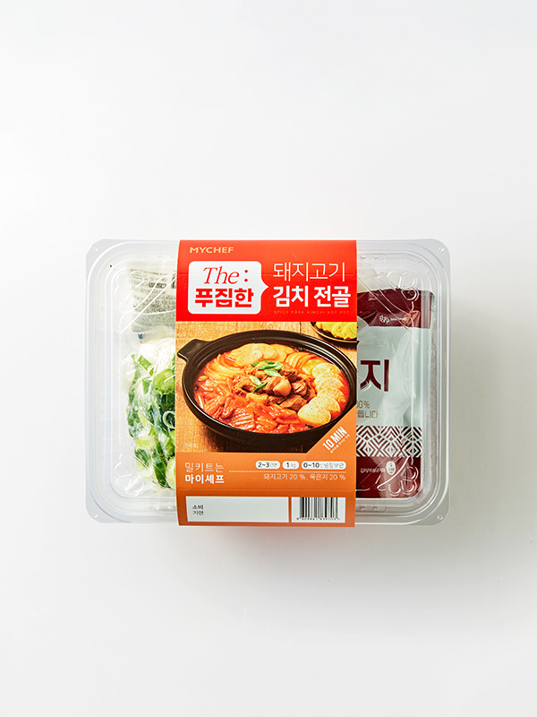 [마이셰프]돼지고기 김치전골(2~3인분)