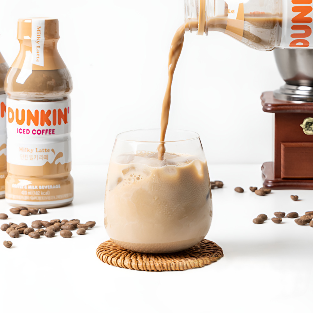 던킨도너츠 커피 400ml 밀키라떼 6개+아메리카노 6개 (총12개)