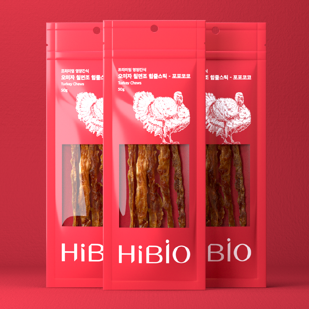 오미자를 품은 칠면조 힘줄스틱 포포코코