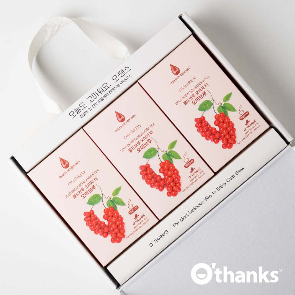 [정기배송] 오땡스 콜드브루 오미자차 오미브루 200ml (20mlx10입)