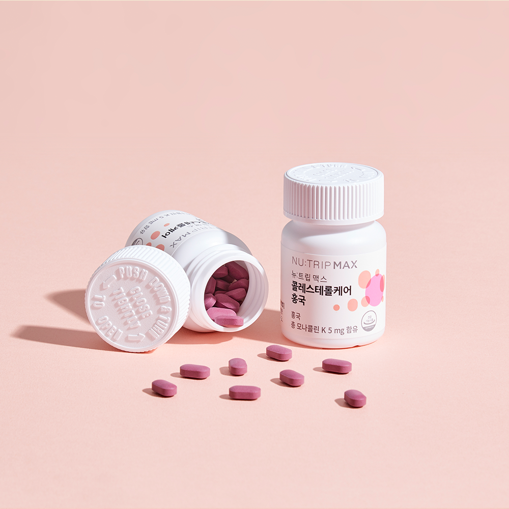 [뉴트립] 하루 한 정 콜레스테롤케어 홍국 500 mg*30정/90정