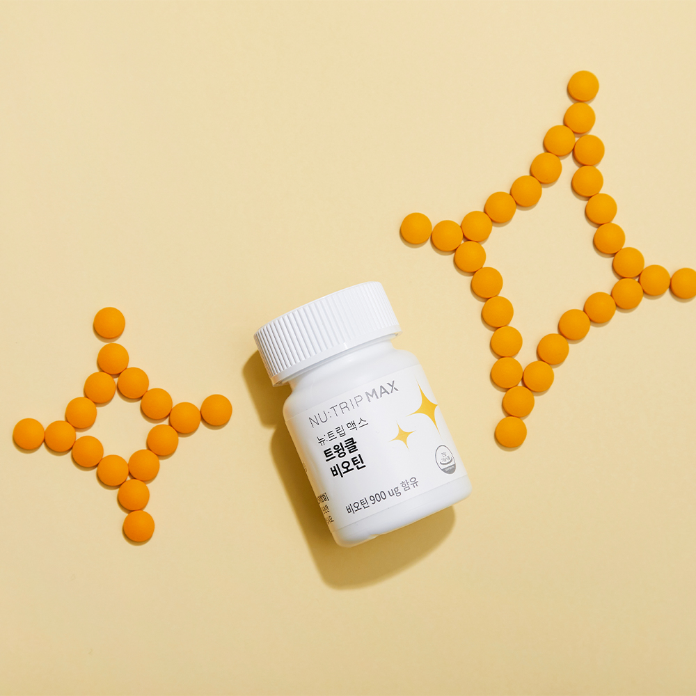 [뉴트립] 트윙클 프리미엄 프랑스 비오틴 400 mg*30정 (12 g)