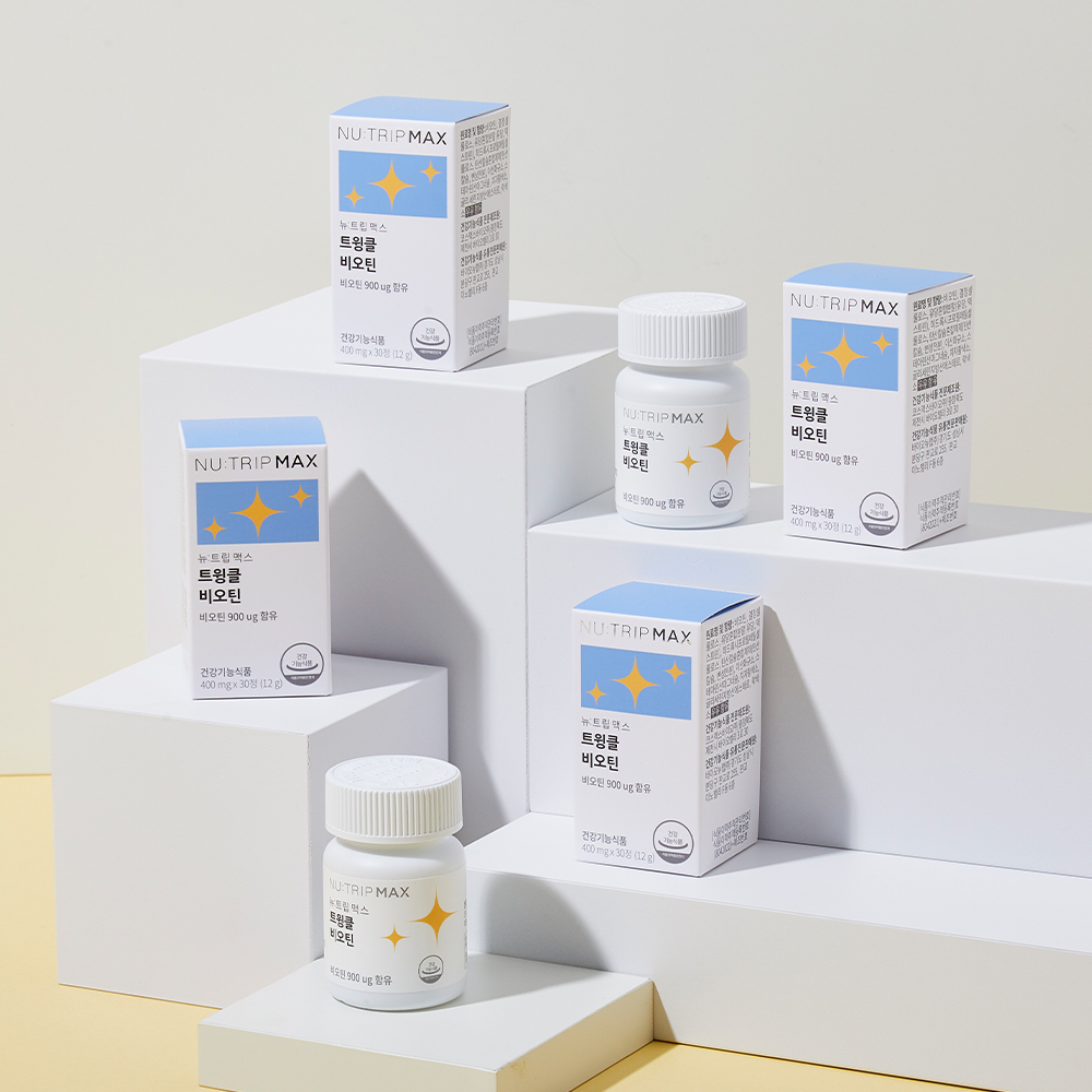 [뉴트립] 트윙클 프리미엄 프랑스 비오틴 400 mg*30정 (12 g)