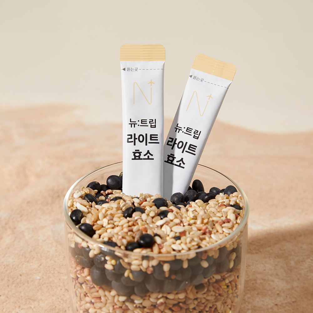 [뉴트립] 100% 국내산 10종 곡물 효소라이트 효소 3 g*30포 (90 g)