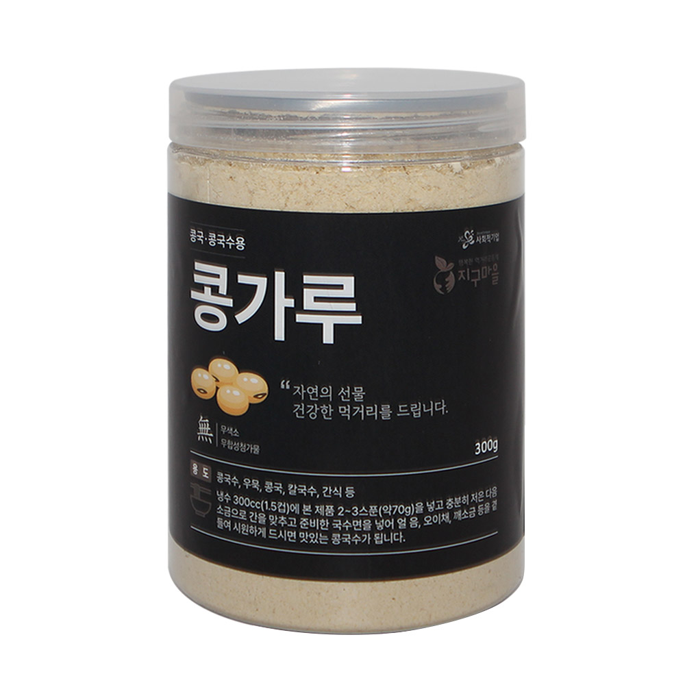 지구마을 쪄서볶아 몸에좋은 콩국수용 콩가루 300g