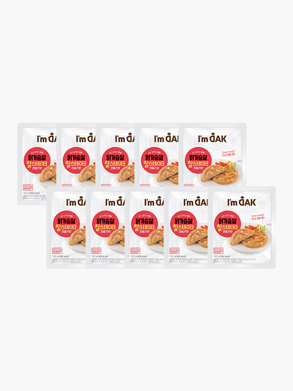닭가슴살 찰스테이크 깐풍기 (100g×10팩)