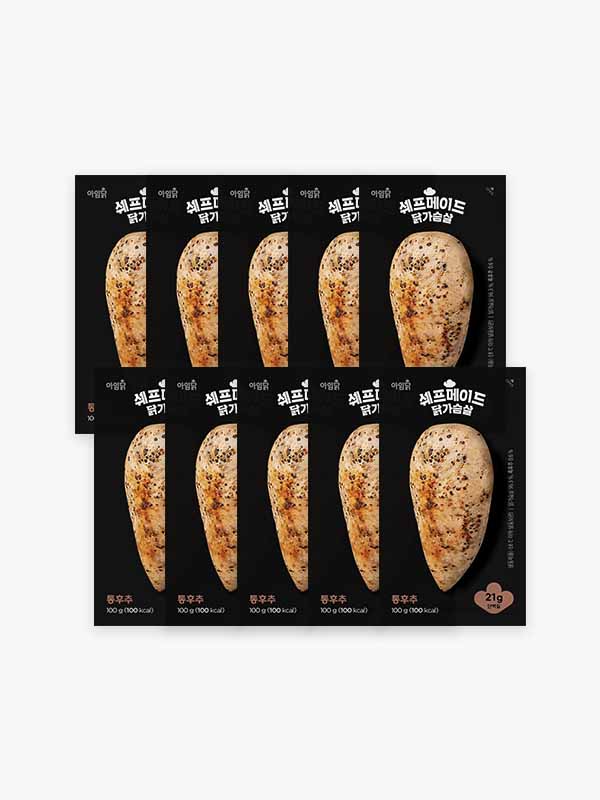 쉐프메이드 닭가슴살 통후추 (100g×10팩)