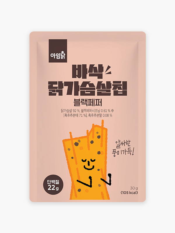 바삭 닭가슴살칩 3종 (60g×6팩)