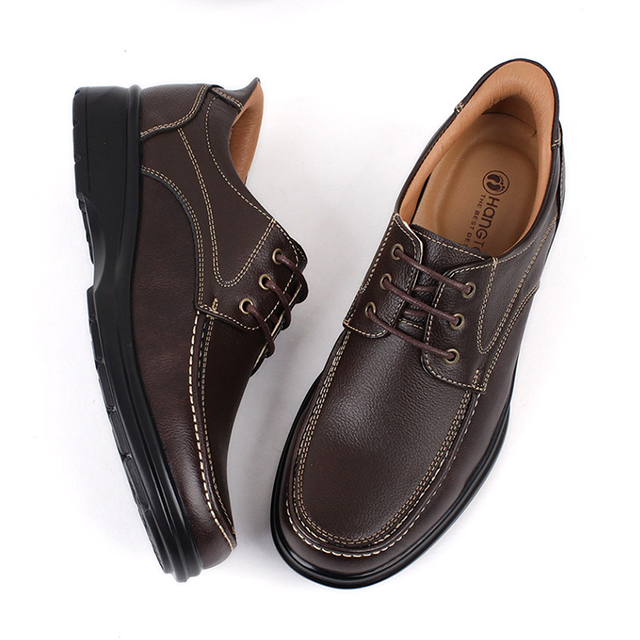 행텐 남성 소가죽 스티치 라인 줄 키높이 로퍼 4cm