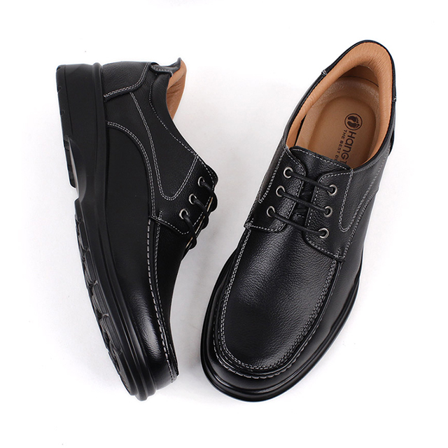 행텐 남성 소가죽 스티치 라인 줄 키높이 로퍼 4cm