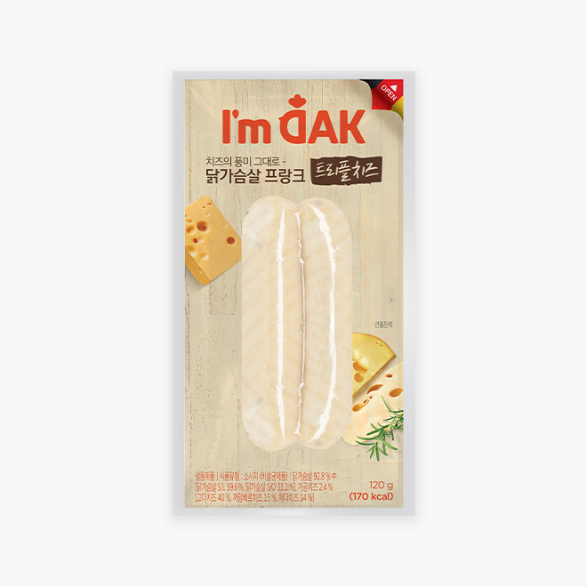 닭가슴살 프랑크소시지 트리플치즈 (120g)