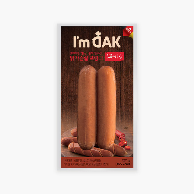 닭가슴살 프랑크소시지 스파이시 (120g)