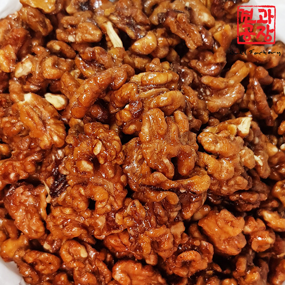 [견과공장]프리미엄 호두정과 호두강정 220g(통)