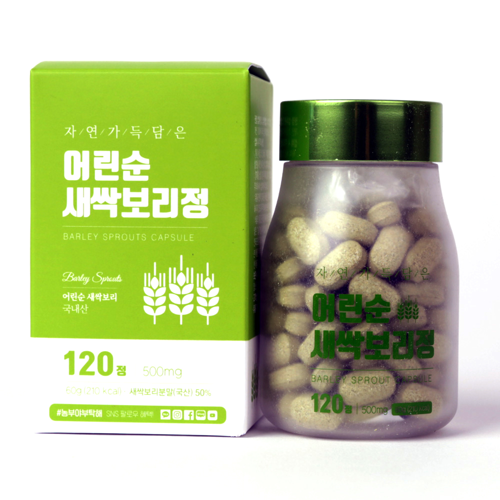 유효성 좋은 어린 보리순으로 만든 새싹보리정 500mg X 120정