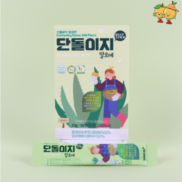 [이반촌농원] 단돌이지 알로에 젤리스틱 15g*10포
