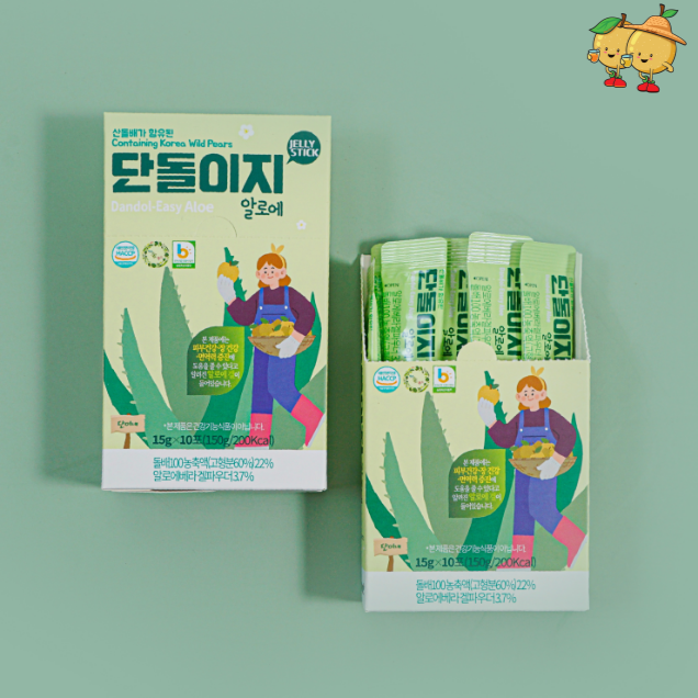 [이반촌농원] 단돌이지 알로에 젤리스틱 15g*10포 대표이미지 섬네일
