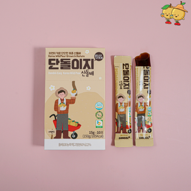 [이반촌농원] 단돌이지 산돌배 젤리스틱 15g*10