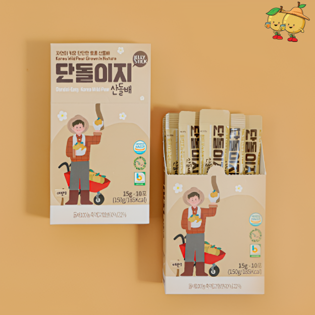 [이반촌농원] 단돌이지 산돌배 젤리스틱 15g*10 대표이미지 섬네일