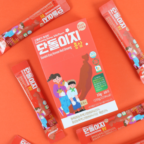 [이반촌농원] 단돌이지 홍삼 젤리스틱 15g*10포 대표이미지 섬네일