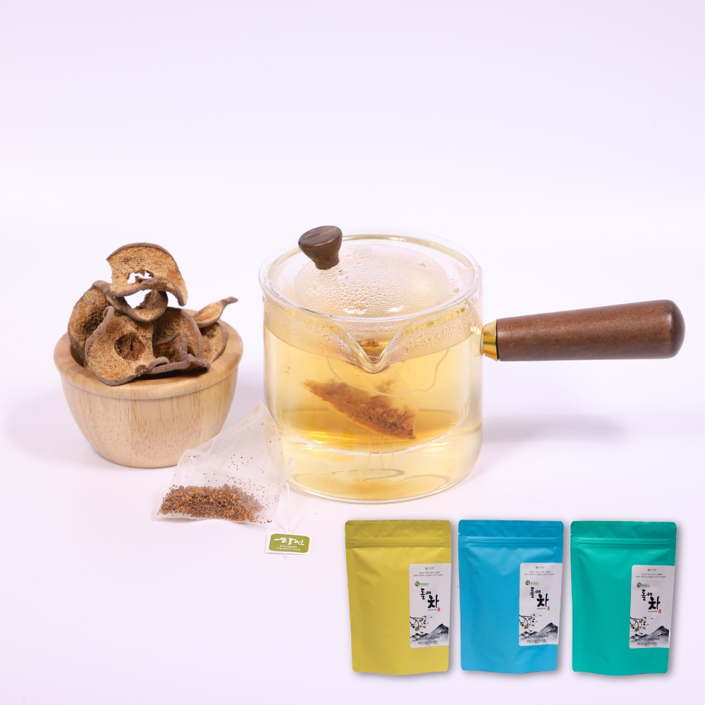 [이반촌농원] 천년유산 돌배차, 산돌배차, 순천 산돌배 1.5g*20