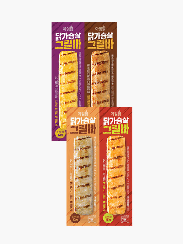닭가슴살 그릴바소시지 4종 (70g×12팩)