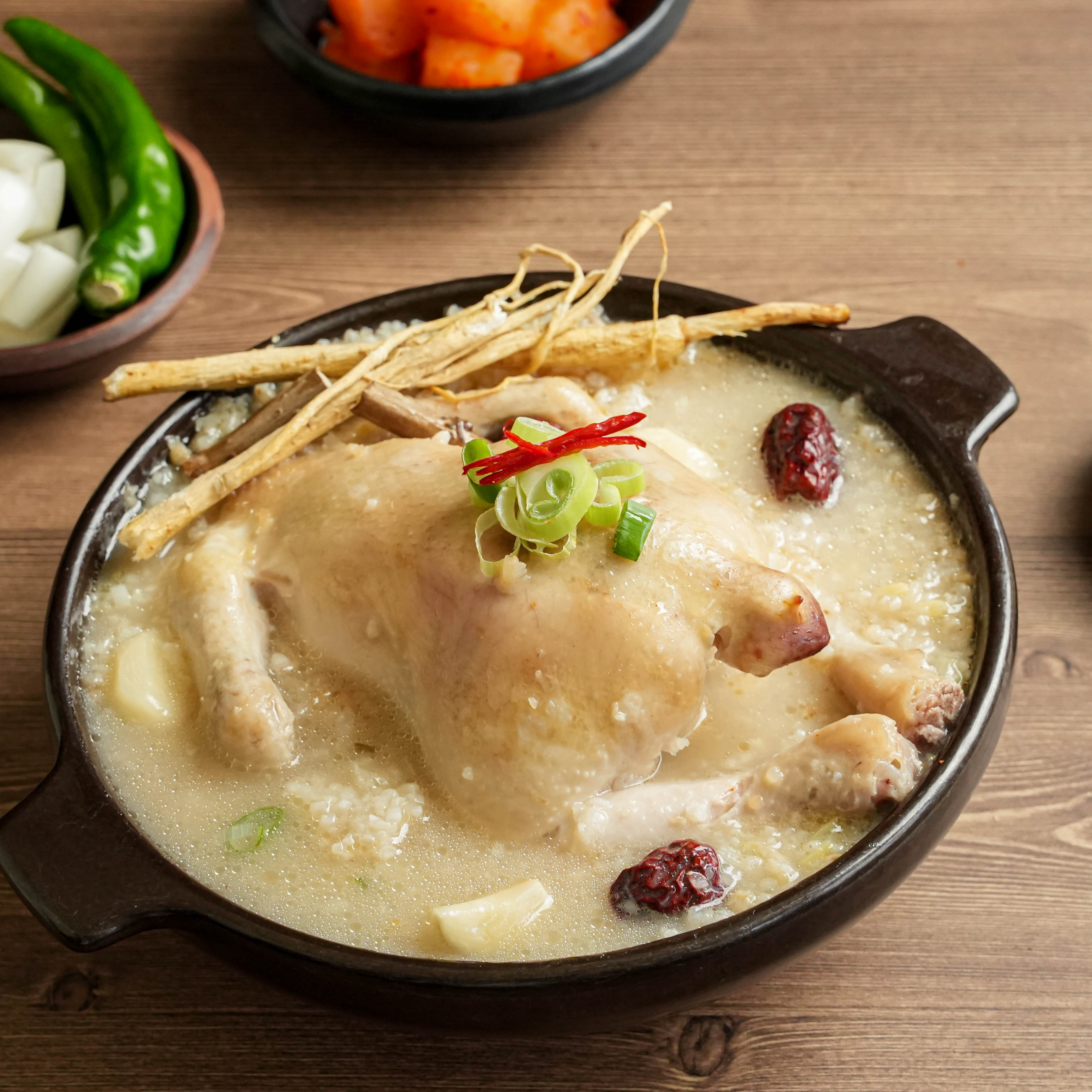 정말 사골 누룽지 삼계탕 1kg 2팩/3팩/4팩 대표이미지 섬네일
