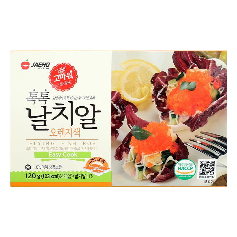 [재호식품] 톡톡날치알 120g (골드, 오렌지, 레드)