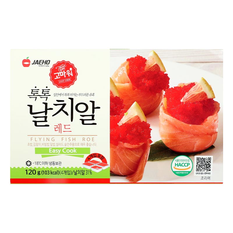 [재호식품] 톡톡날치알 120g (골드, 오렌지, 레드)