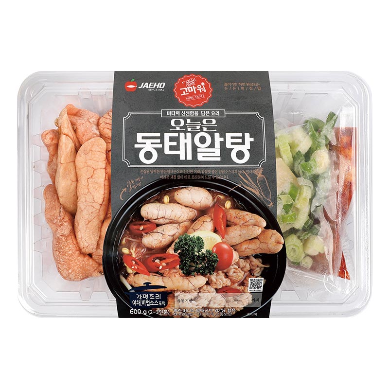 [재호식품] 오늘은 탕류 4종 동태알탕 630g, 동태탕 630g, 대구탕 600g, 꽃게탕 500g (옵션선택)
