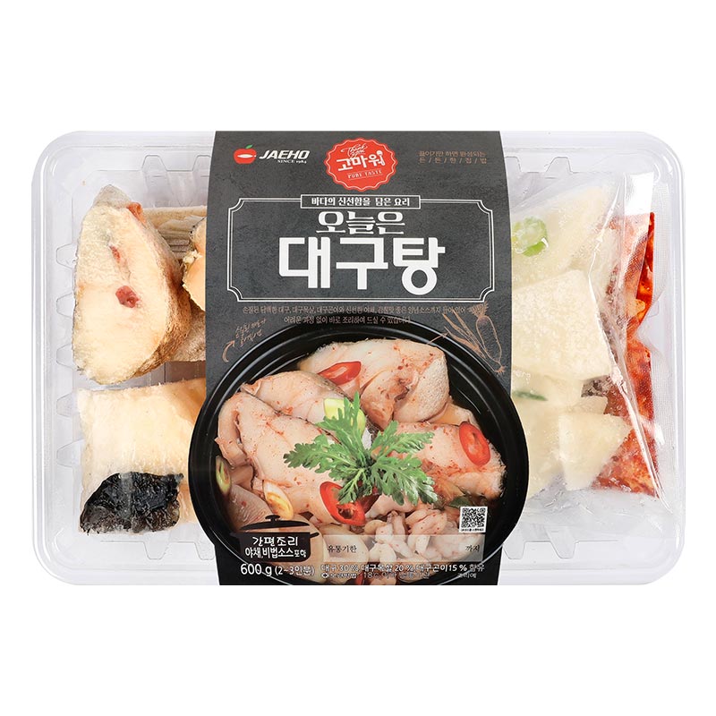 [재호식품] 오늘은 탕류 4종 동태알탕 630g, 동태탕 630g, 대구탕 600g, 꽃게탕 500g (옵션선택)