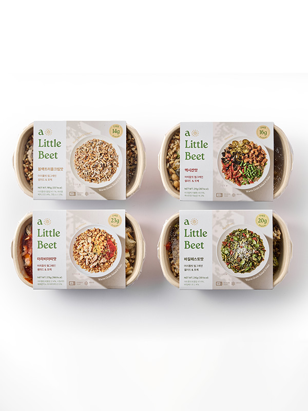 [4입구성팩] 어리틀빗 웜그레인샐러드