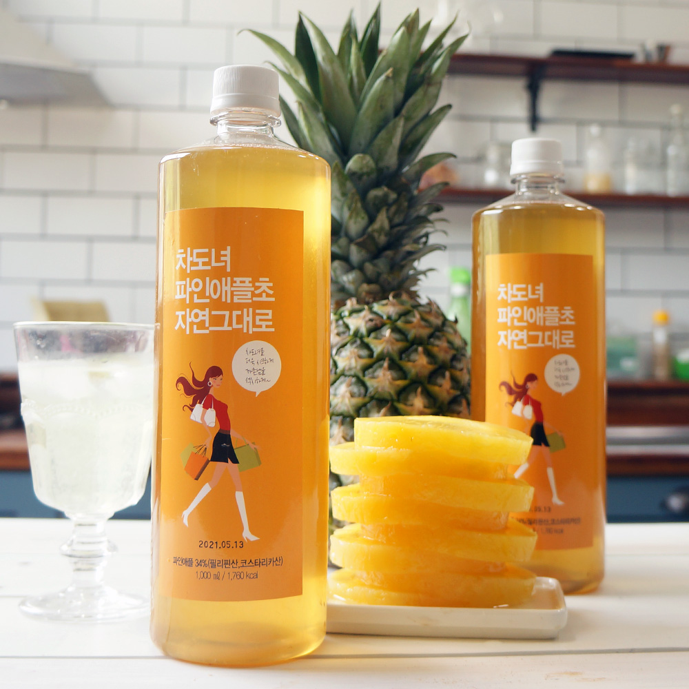 차도녀 파인애플초 1000ml 대표이미지 섬네일