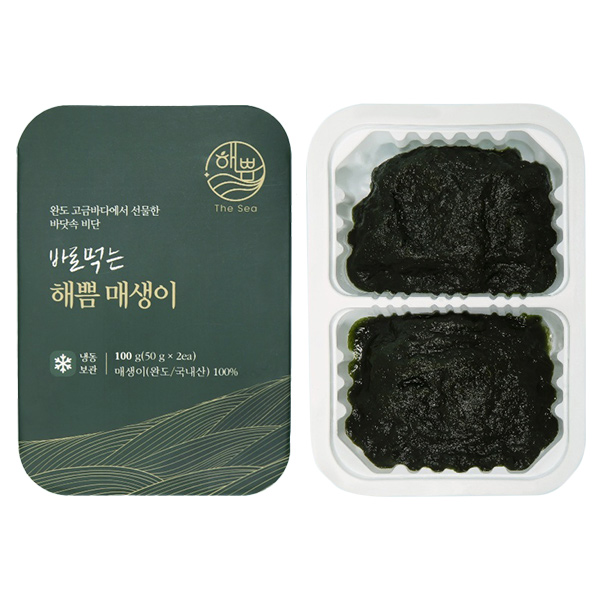 완도 세척 매생이 100gX3팩 냉동 무방부제