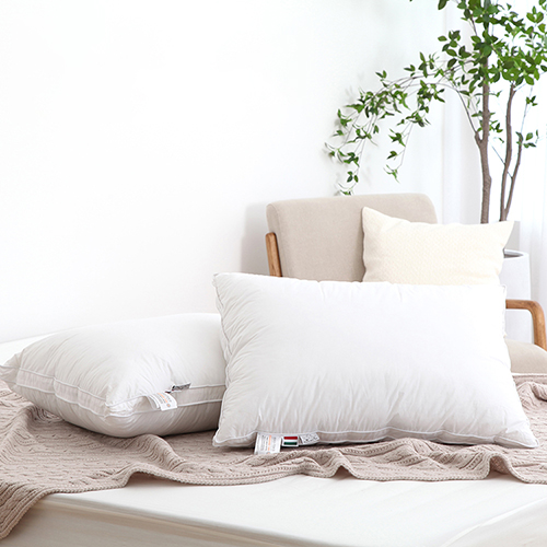 [샬리프] 헝가리 구스 거위털 베개 1p 순면100% 60수 마이크로화이바 고밀도 원단