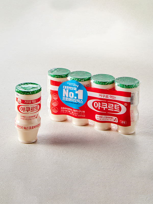 거꾸로 먹는 야쿠르트(110ml×4입) 대표이미지 섬네일