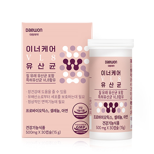 [대원제약] 이너케어 VL8 질유산균 500mg x 30캡슐