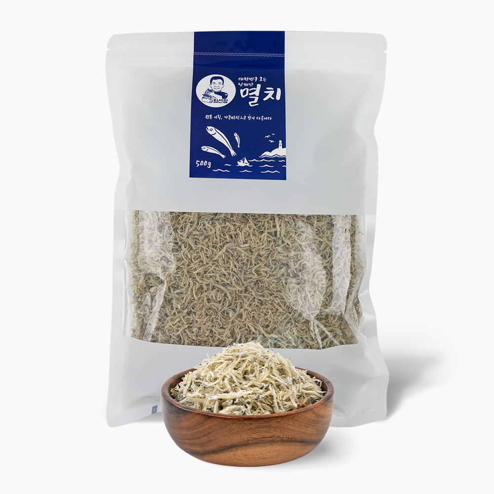 일등푸드 남해안 최선장의 멸치 대멸 중멸 소멸 세멸 세세멸 500g