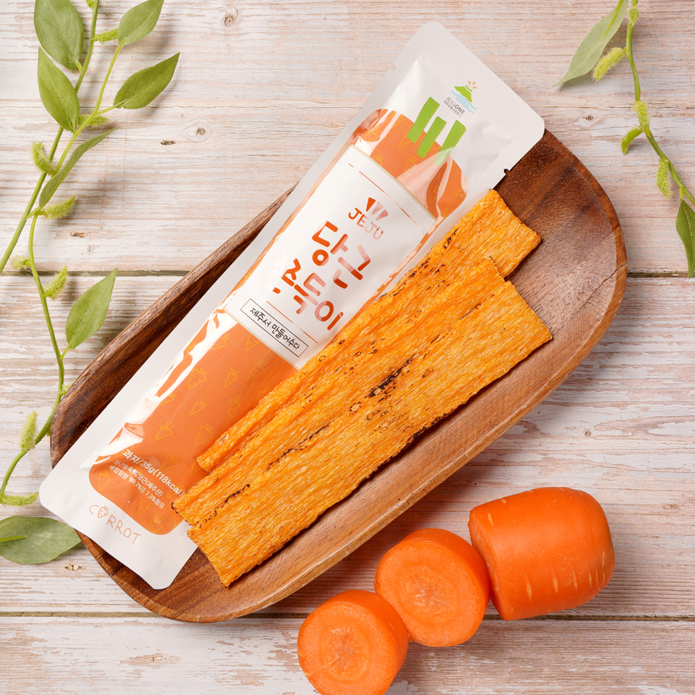 쫀득한 제주 당근쫀득이 1박스 (18g x 15개입)