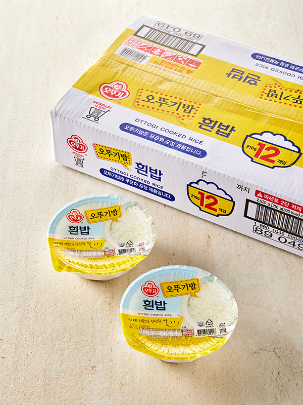 오뚜기밥 흰밥(박스 | 210g x 12개)