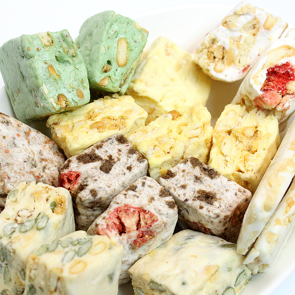 넛두리 쫀득쿠키 마시멜로우 디저트 250g 딸기 초코딸기 복숭아 인절미 말차무화과 땅콩누가 6가지맛 꾸덕쿠키 크래커 대표이미지 섬네일