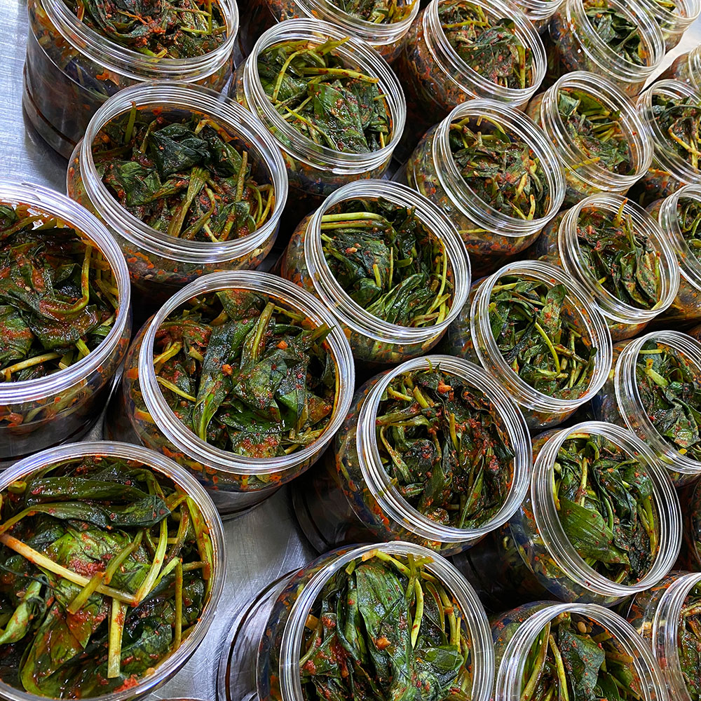 울릉도 명이 김치 800g