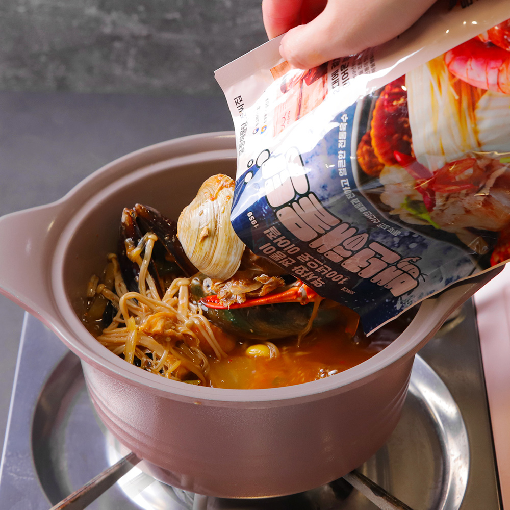 손질완료 푸짐 해물탕 2인분 850g 백년가게